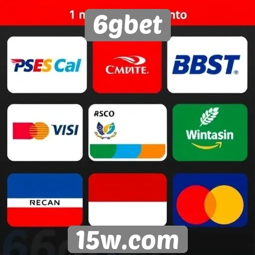 Métodos de pagamento aceitos no 6gbet